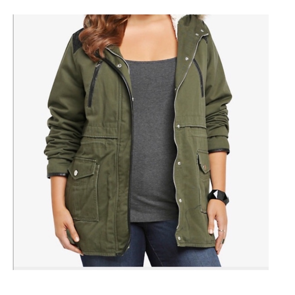 Torrid Utility Style Winter Coat